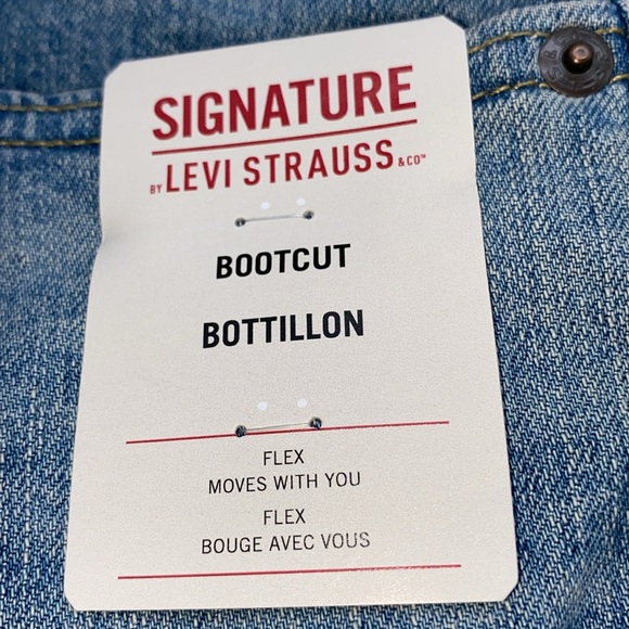 Levi Strauss Signature Bootcut 5 Pocket Men’s Blue Jeans Size 32 x 32 - Picture 5 of 15
